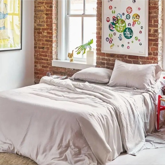 Buffy Bedding Buffy Breeze Duvet Cover Queen Light Grey Poshmark